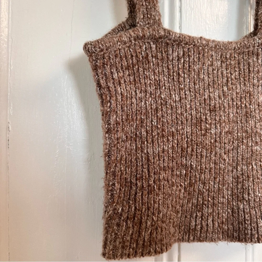 Zara Knit Brown Tank Top - Picture 12 of 12